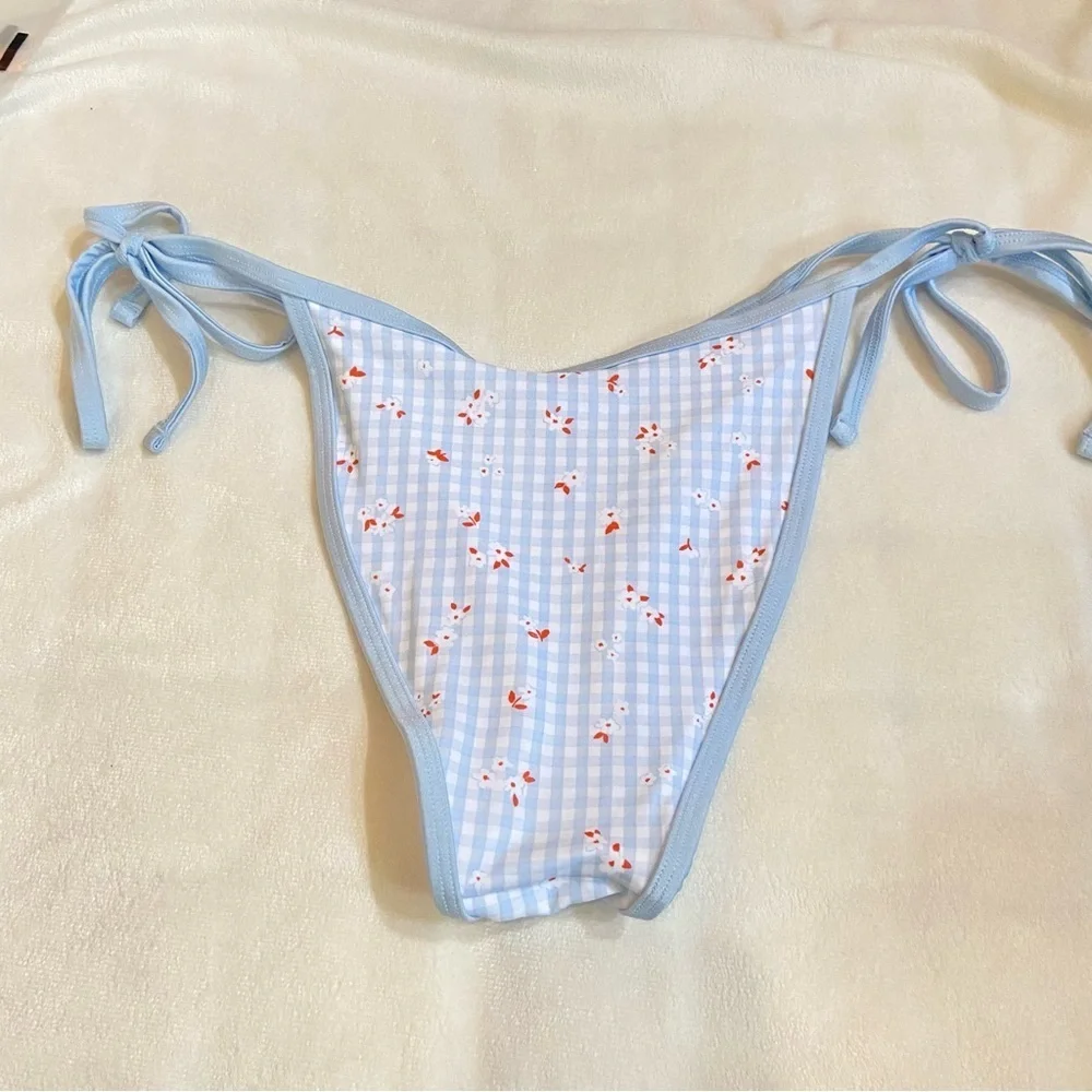 New! Frankie's Bikinis x PINK Monty Cheeky Bikini Bottom M 1528